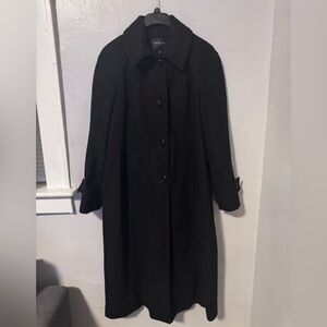 London Fog Classic Black Women's Cape